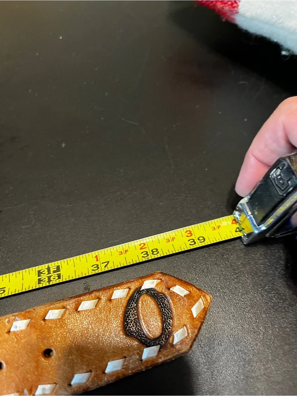 Handtool vintage western belt with a custom named Jack